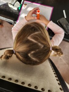 zig zag part braid