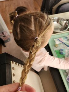 zig zag part braid